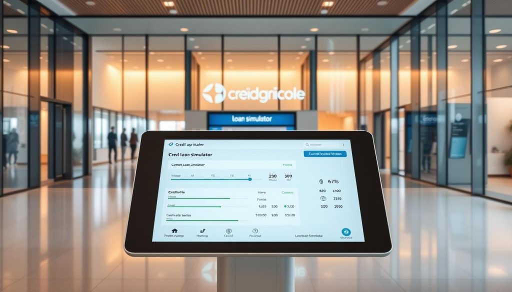 simulation, Crédit Agricole, crédit