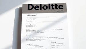 cv approuvé deloitte belgique