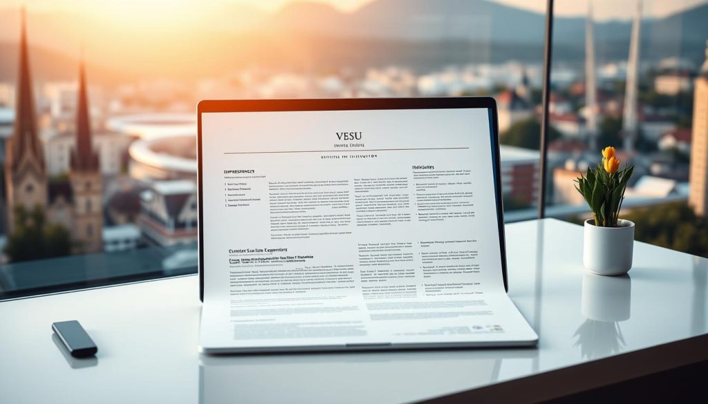 cv efficace marché suisse