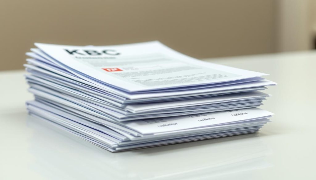 documents candidature kbc belgique