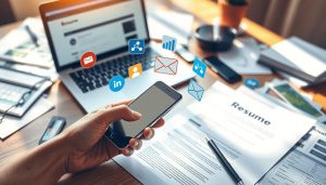 Étapes pour envoyer un CV via plateformes et e-mail